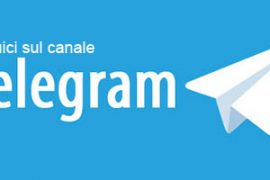 seguici su telegram