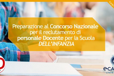 Preparazione concorso nazionale Docenti per la scuola dell'infanzia