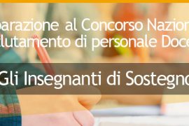 Preparazione al concorso nazionale per gli insegnanti di sostegno