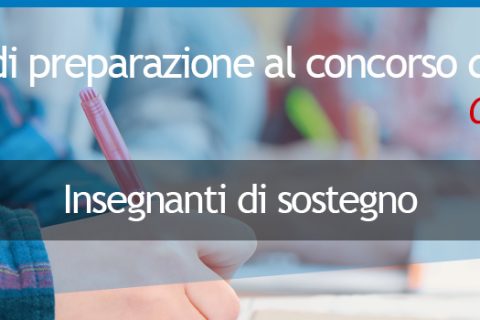 corso di preparazione al concorso docenti - insegnanti di sostegno