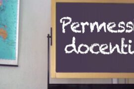 permesso docenti per corsi di formazione