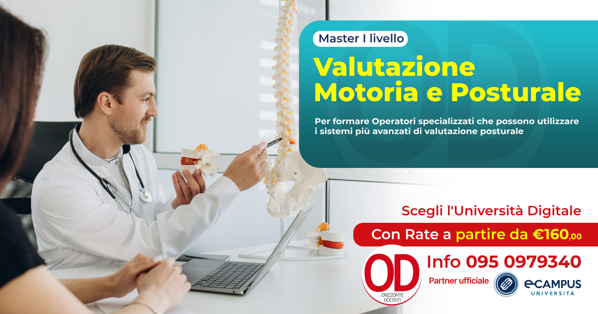 valutazione motoria e posturale mater di primo livello