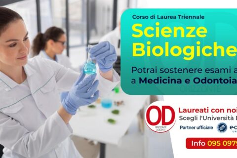 Laurea Triennale in scienze biologiche - potrai sostenere esami affini a medicina e odontoiatria