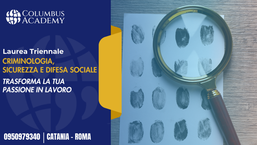 Laurea Triennale in Criminologia, difesa e sicurezza sociale