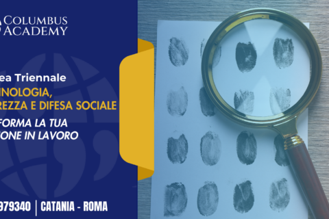 Laurea Triennale in Criminologia, difesa e sicurezza sociale