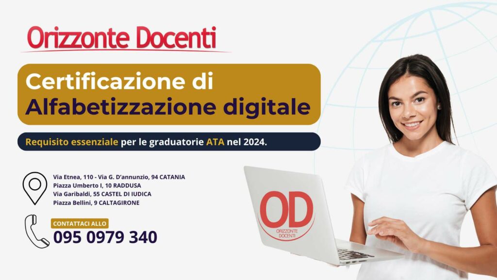 Certificazione di alfabetizzazione digitale 