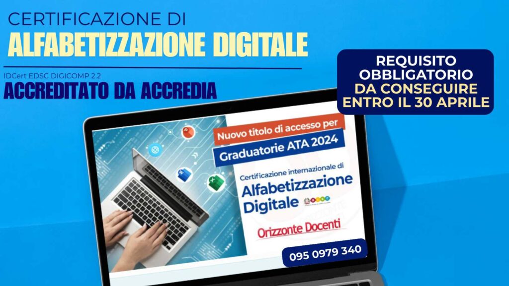 Certificazione di alfabetizzazione digitale 