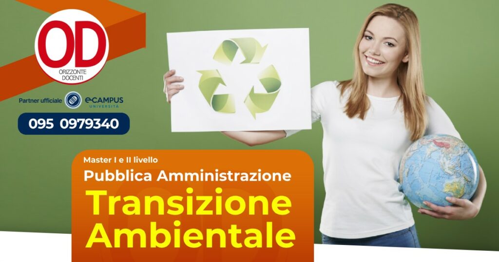 Master pubblica amministrazione - Transizione ambientale