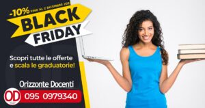 Black Friday - 10% scala le graduatorie ata e docenti - orizzonte docenti