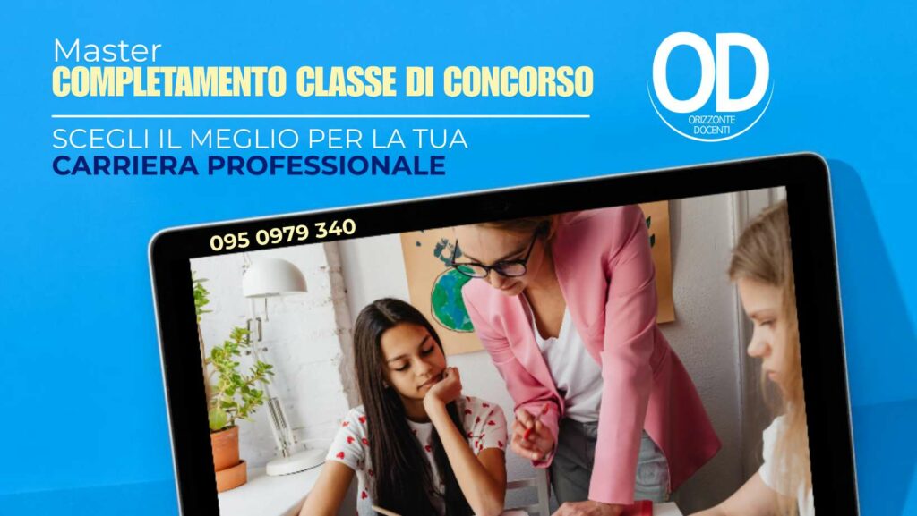 Master completamento classe di concorso